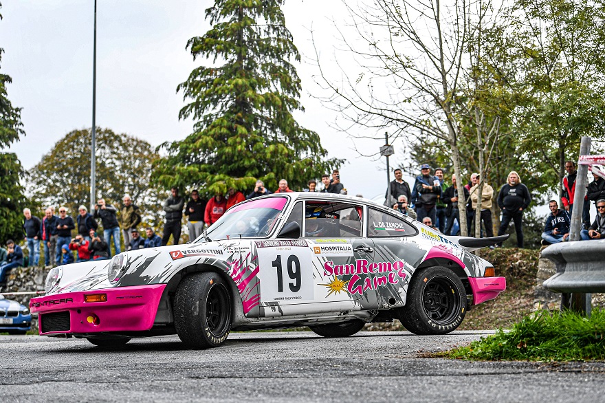 Il 37° Rally Sanremo Storico è di Da Zanche e De Luis su Porsche Carrera RS.