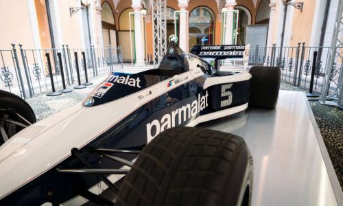 La Brabham con cui di Piquet vinse in F1 esposta alla House of Bmw.