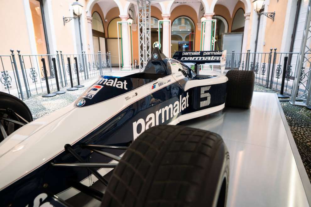 La Brabham con cui di Piquet vinse in F1 esposta alla House of Bmw.