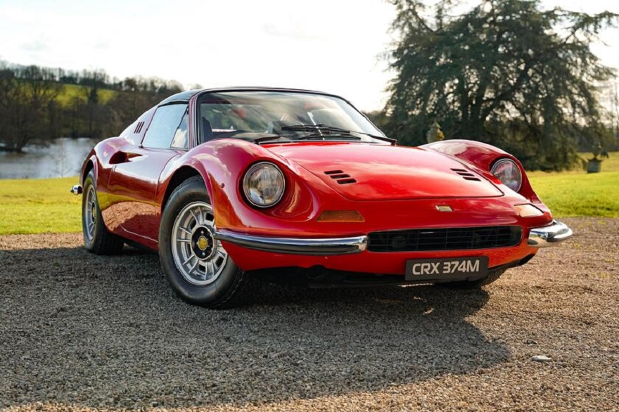 In vendita la leggendaria Ferrari Dino 246 GTS del manager dei Led Zeppelin.