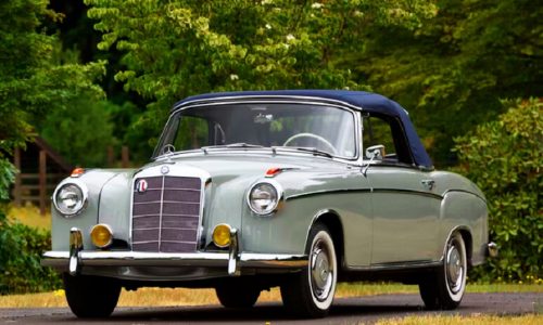 La Mercedes-Benz 220 S Cabriolet di Grace Kelly al New York International Auto Show 2024.