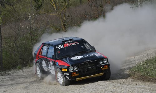 Lucky e la Lancia Delta trionfano al Rally della Val d’Orcia.