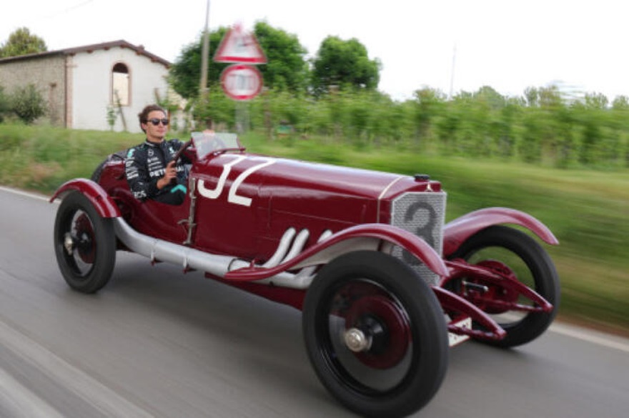 Mercedes-Benz Celebra centenario Vittoria alla Targa Florio con demo run a Brisighella.