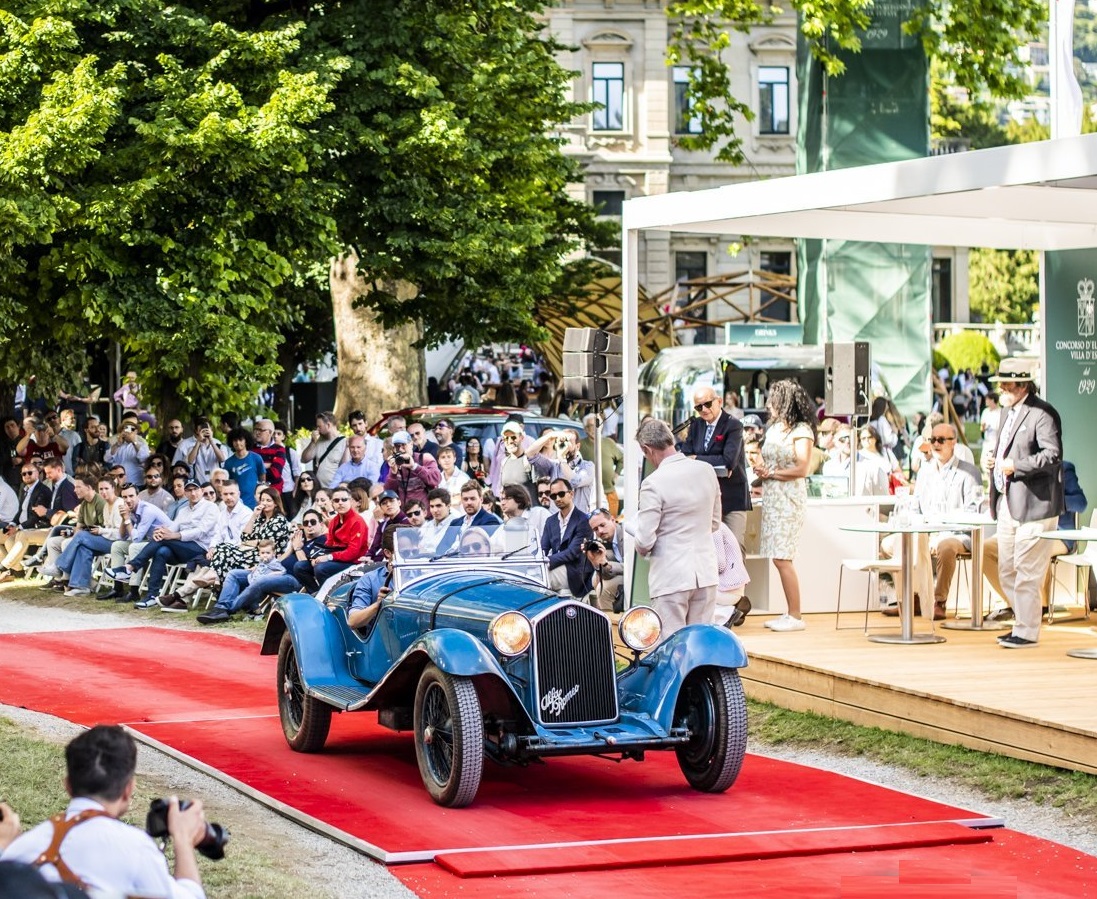 Alfa Romeo 8C 2300 Spider Trionfa al Concorso d’Eleganza Villa d’Este.