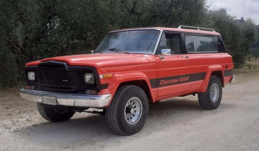 All’asta la Jeep Cherokee del 1979 appartenuta a Renato Zero.
