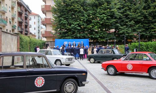 Inaugurata la mostra su Vincenzo Lancia con Montezemolo ospite d’onore.