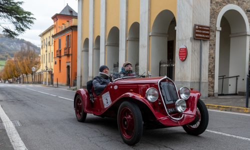 Andrea e Roberto Vesco trionfano al XXI Circuito delle Valli Piacentine su Fiat 508 S.