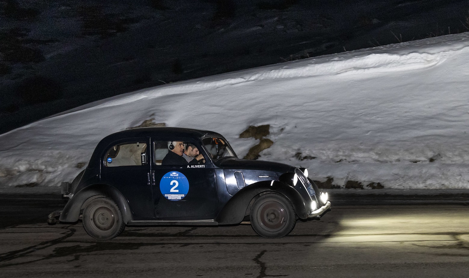Winter Marathon 2024: Trionfo di Aliverti-Merlo su Fiat 508 C.