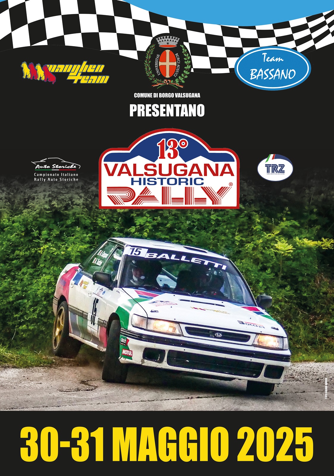 Torna il Valsugana Historic Rally: il 30 e 31 maggio la 13ª edizione tra adrenalina e passione.