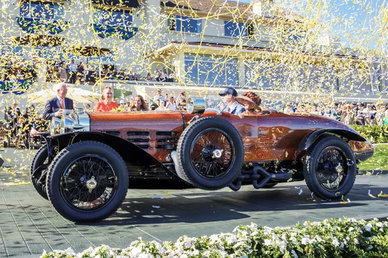 Hispano-Suiza Tulipwood: la leggenda in legno che conquista Pebble Beach 2025.
