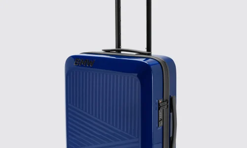 Trolley da cabina BMW: storia e stile in viaggio.