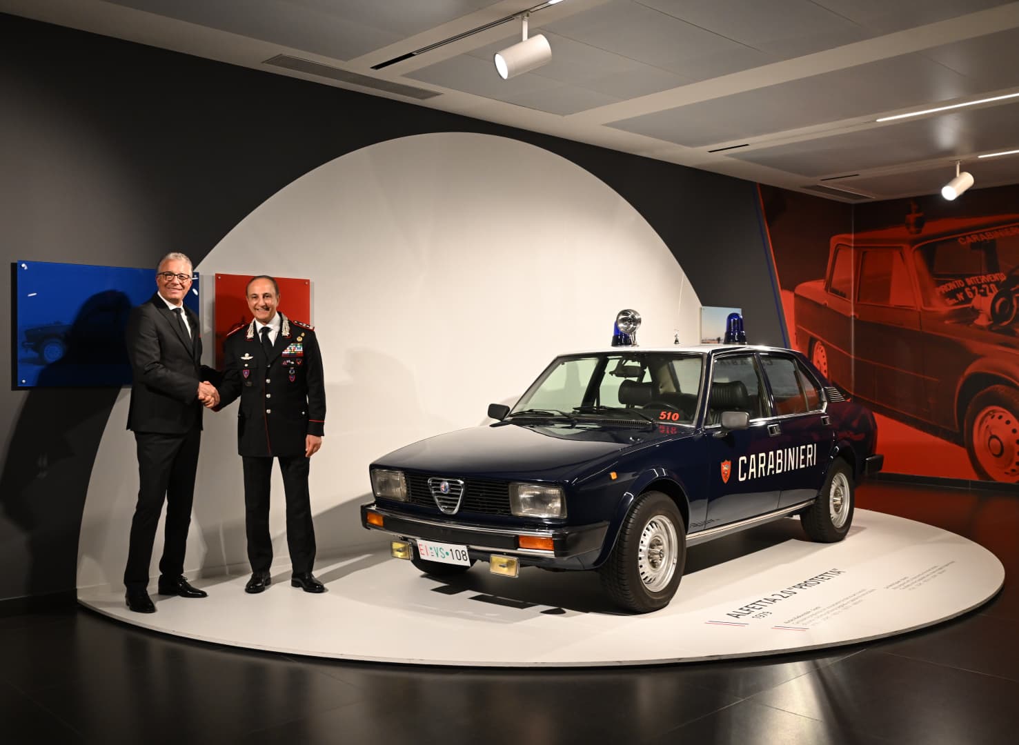 Carabinieri e Alfa Romeo, 75 anni di storia italiana al servizio del Paese.