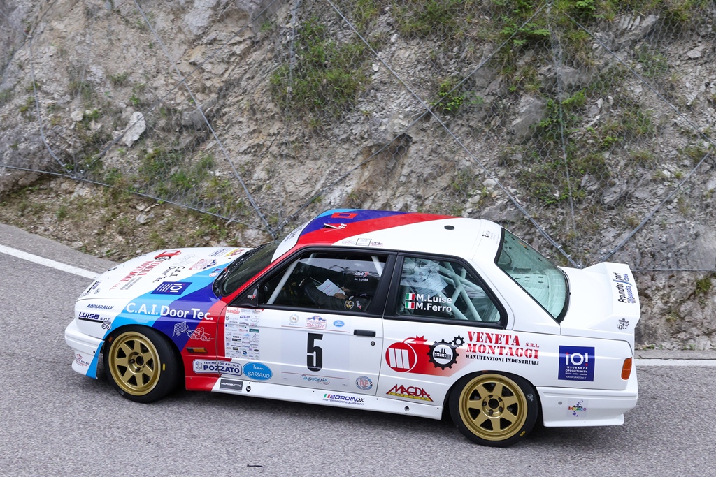 Matteo Luise conquista il Valsugana Historic Rally. Sotto la pioggia arriva la prima, storica vittoria.