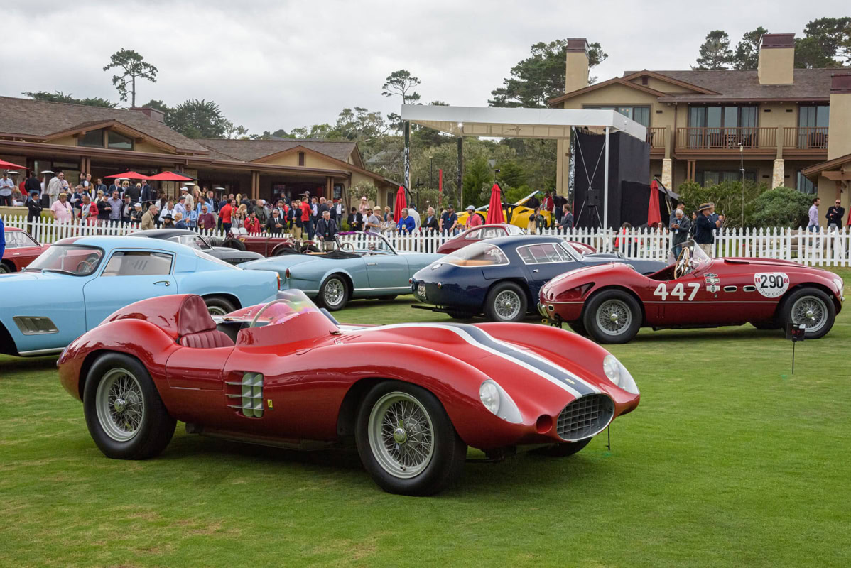 Pebble Beach 2026 celebra Ferrari: quattro classi speciali dedicate al Cavallino Rampante.